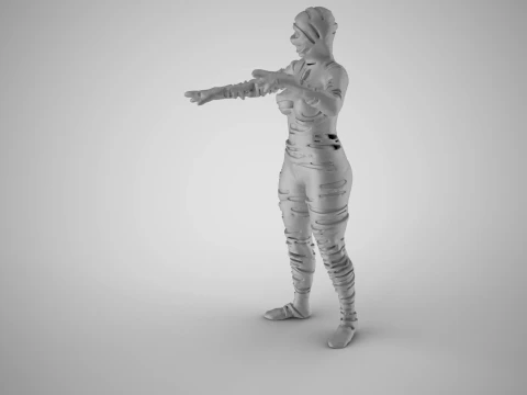 ミイラ女 3Dプリントモデル