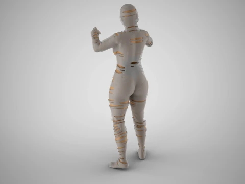 ミイラ女 3Dプリントモデル