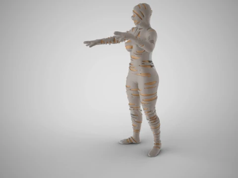 ミイラ女 3Dプリントモデル