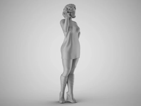 Manner of Telling 3D Print Model