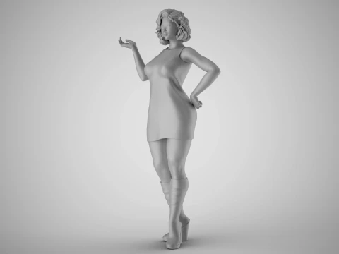 Manner of Telling 3D Print Model