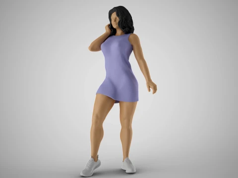 Easy Rich Girl 3D Принт Модель
