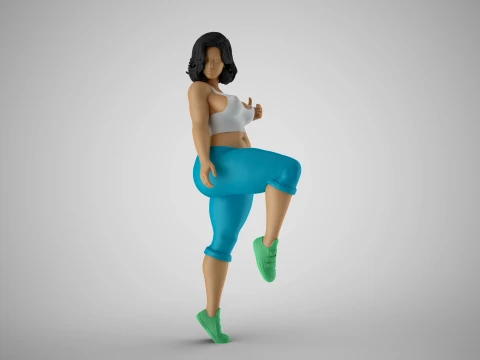 Leg up in the Air 3D Print Model