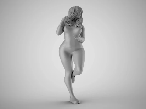 Shimmery Woman 2 3D Print Model