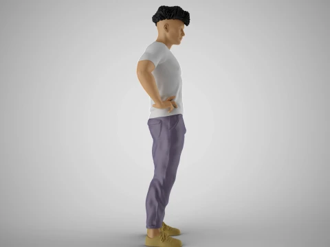 Man on His Hips 3D Print Model