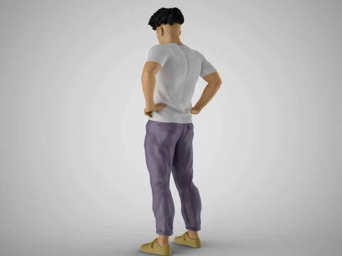 Man on His Hips 3D Print Model