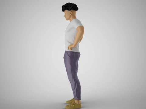 Man on His Hips 3D Print Model