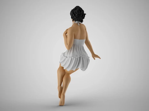 Tempting Girl 3D Print Model
