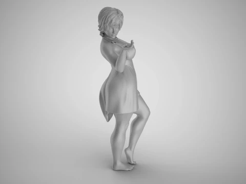 Shimmery Woman 3D Print Model