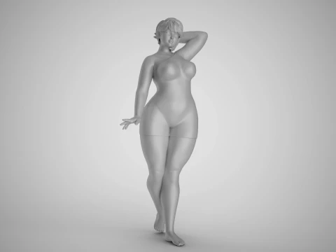 Cosmopolitan Girl 4 3D Print Model