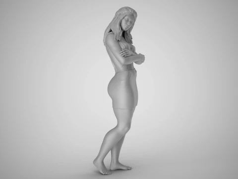 Cosmopolitan Girl 5 3D Print Model