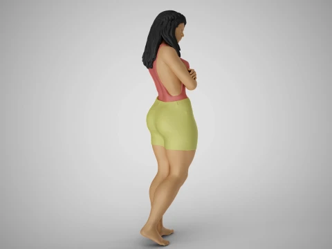 Cosmopolitan Girl 5 3D Print Model