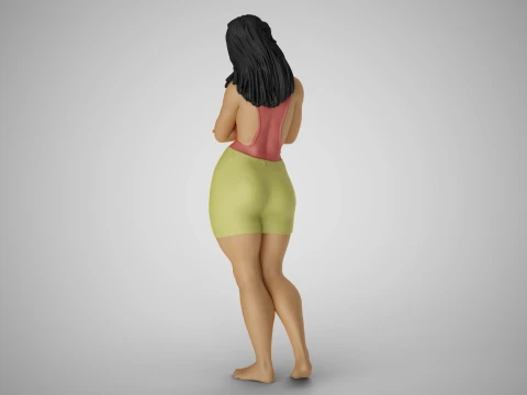 Cosmopolitan Girl 5 3D Print Model