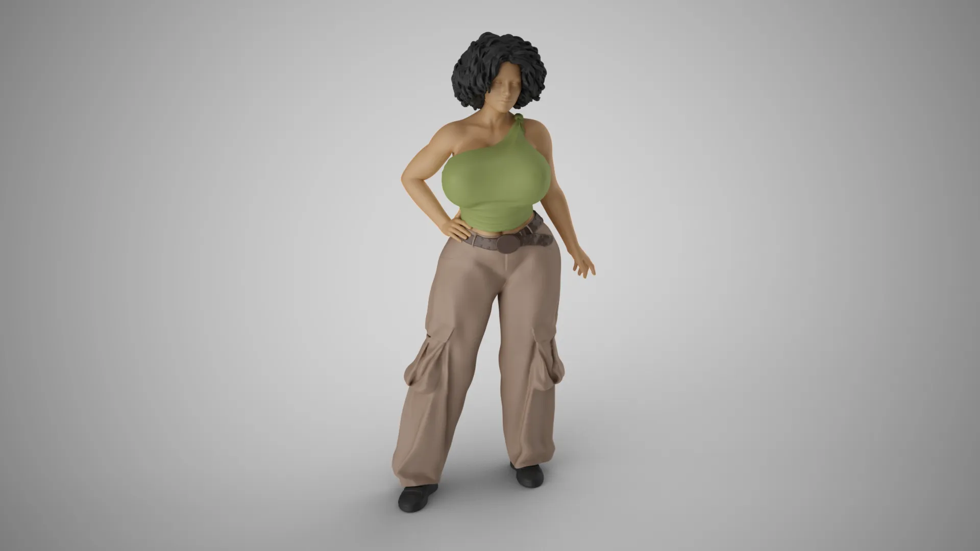Chic Street Giant 3D Print Model .c4d .max .obj .3ds .fbx .stl .blend 