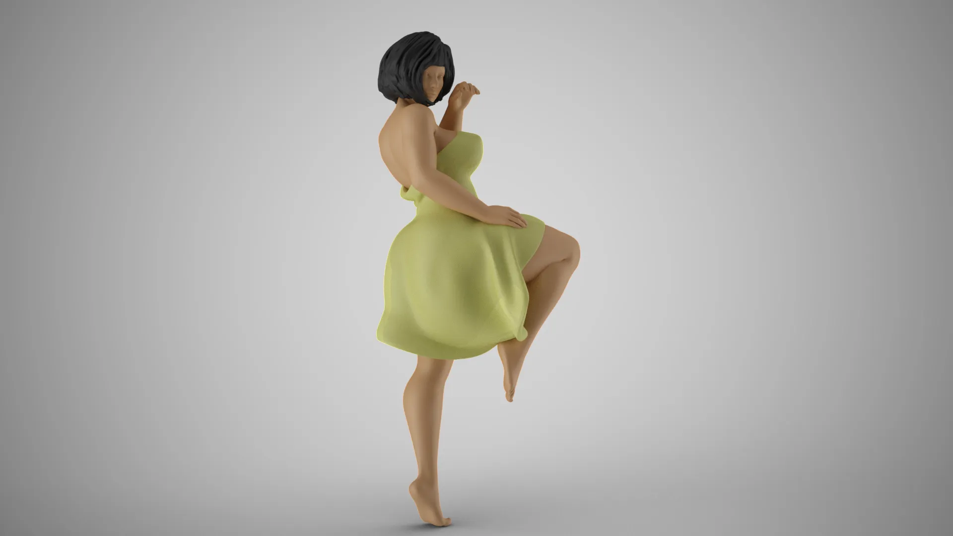 Strong Legs 3D Print Model .c4d .max .obj .3ds .fbx .stl .blend