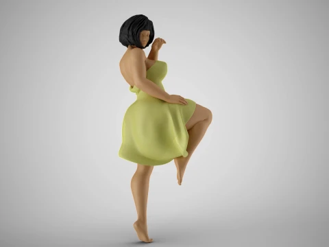 Starke Beine 3D Druckmodell