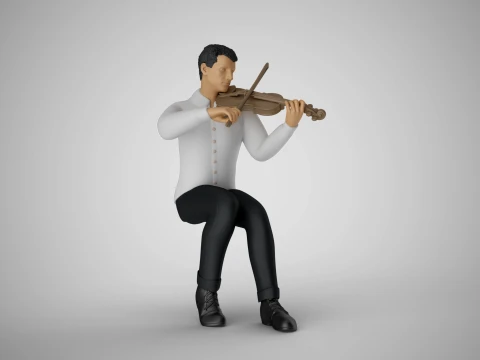 Virtuoso Violin 2 3D Print Model