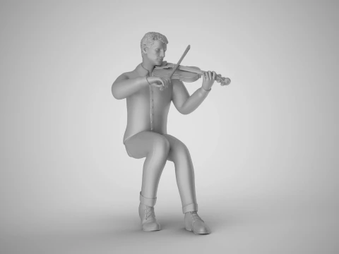 Virtuoso Violin 2 3D Print Model