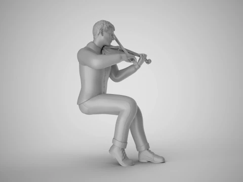 Virtuoso Violin 2 3D Print Model