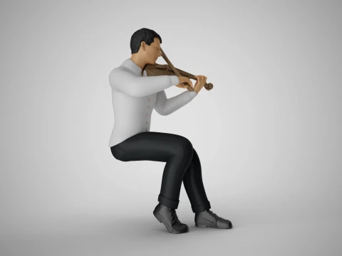 Virtuoso Violin 2 3D Print Model