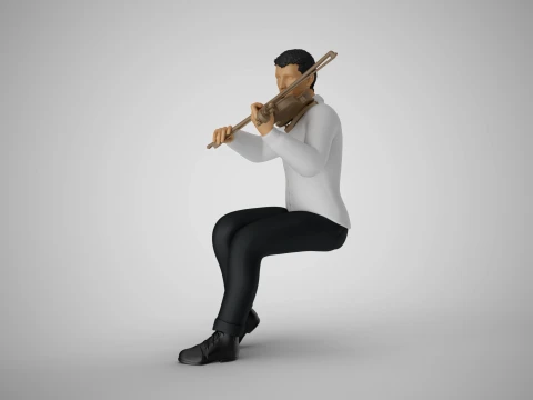Virtuoso Violin 2 3D Print Model