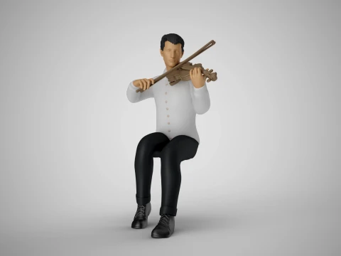 Virtuoso Violin 2 3D Print Model