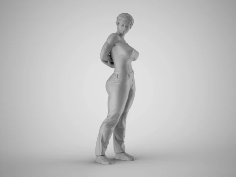 Cosmopolitan Girl 8 3D Print Model