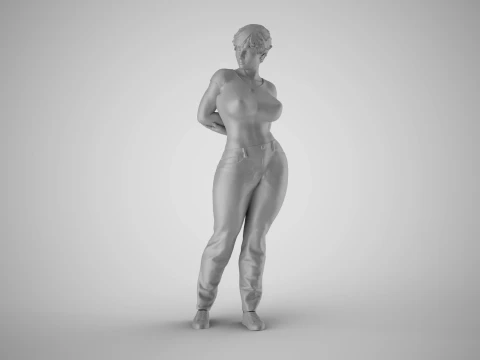 Cosmopolitan Girl 8 3D Print Model
