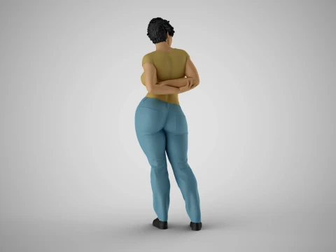 Cosmopolitan Girl 8 3D Print Model