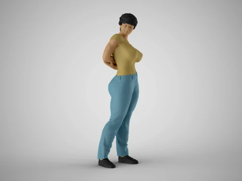 Cosmopolitan Girl 8 3D Print Model