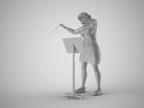 Female Maestro 3D Print Model