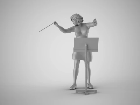 Female Maestro 3D Print Model
