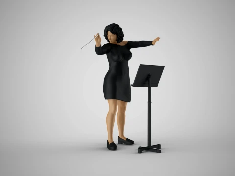 Female Maestro 3D Print Model