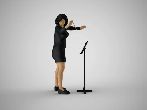 Female Maestro 3D Print Model