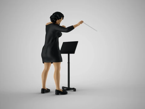 Female Maestro 3D Print Model