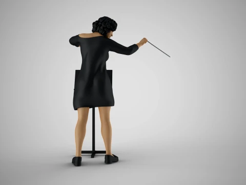 Female Maestro 3D Print Model