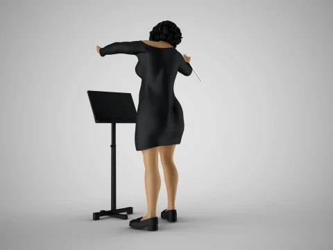 Female Maestro 3D Print Model