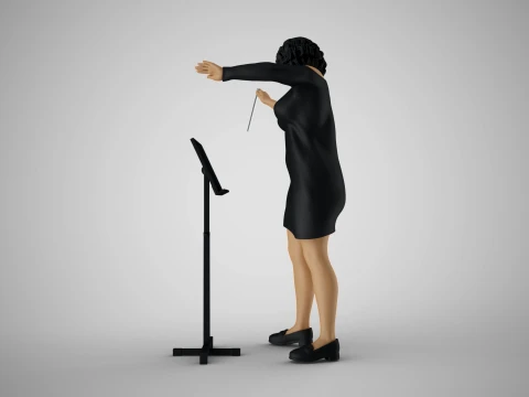 Female Maestro 3D Print Model