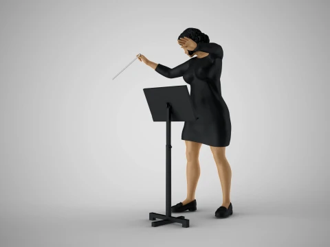Female Maestro 3D Print Model