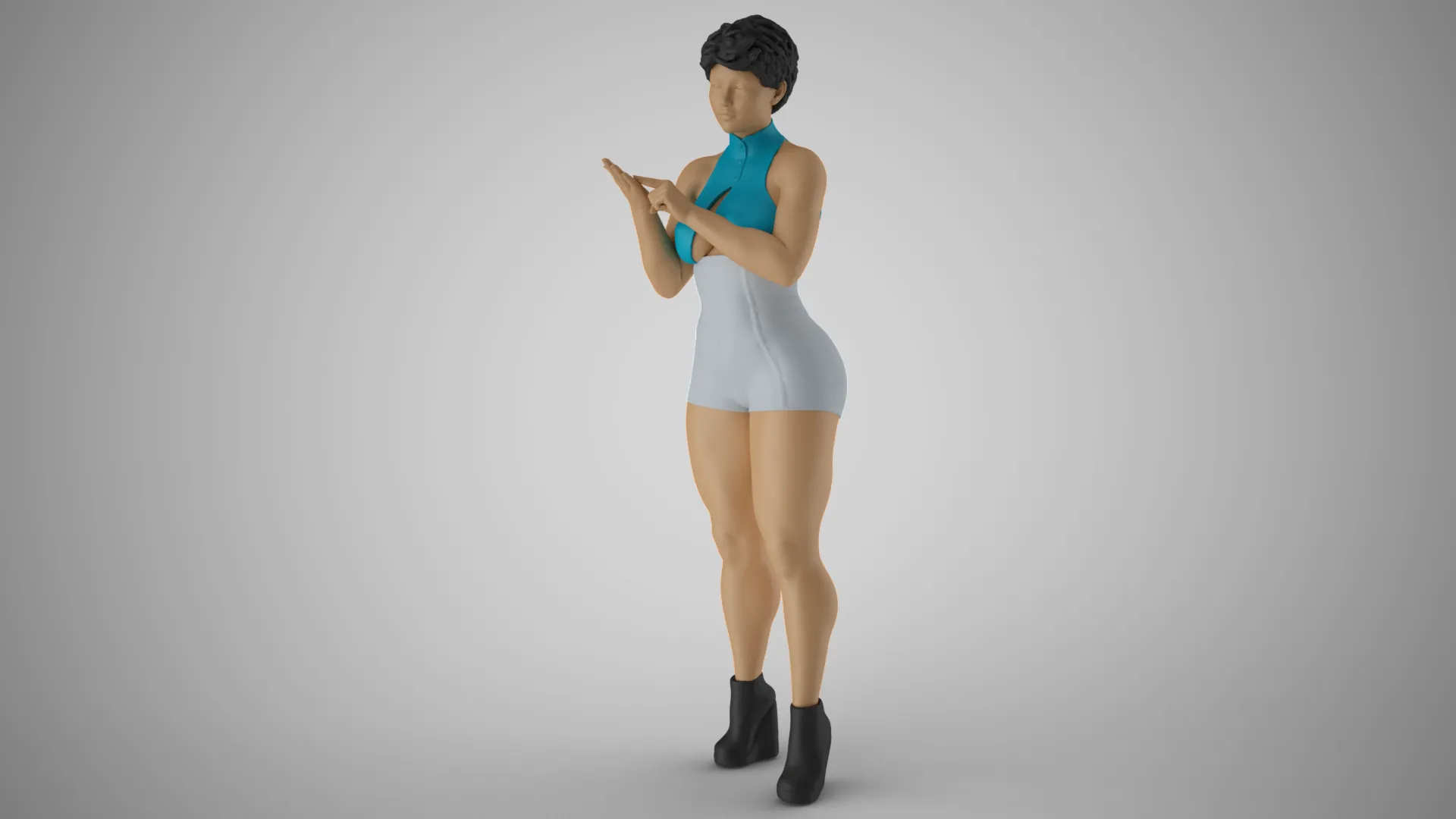 Finger Account 3D Print Model .c4d .max .obj .3ds .fbx .stl .blend
