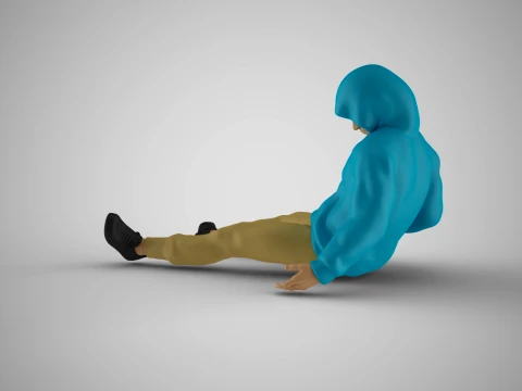 Drunk Man 3D Print Model