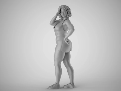 Woman Indulge 3D Print Model