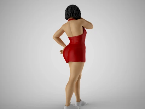 Woman Indulge 3D Print Model