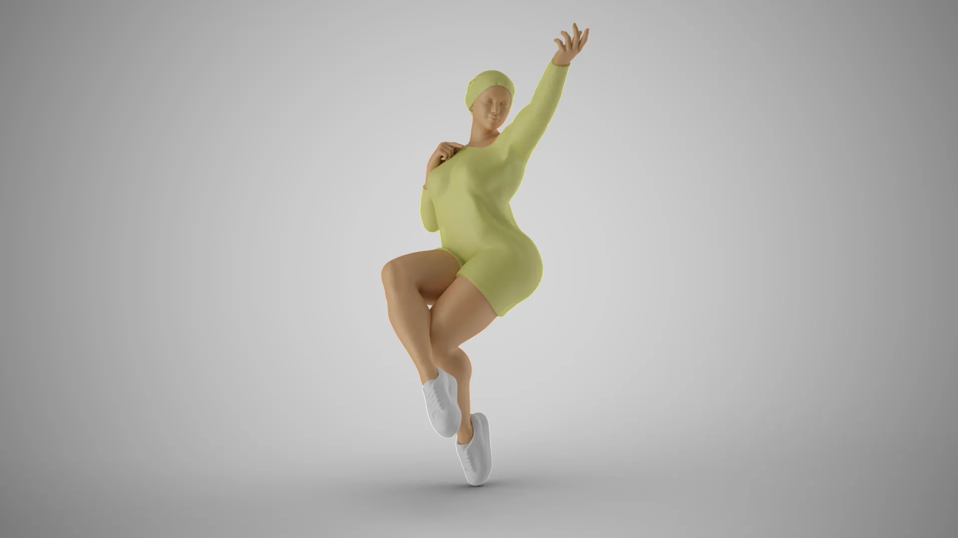 City Girl 2 3D Print Model .c4d .max .obj .3ds .fbx .stl .blend