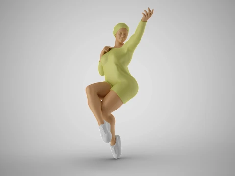 Garota da cidade 2 Modelo de Impressão 3D