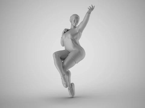 City Girl 2 3D Print Model