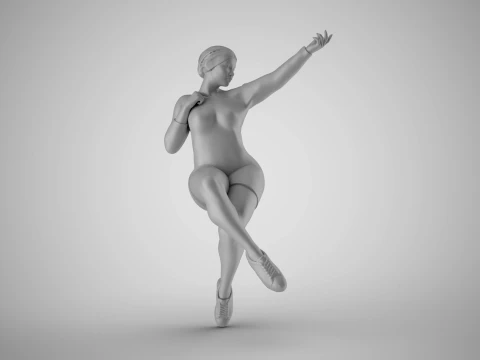 City Girl 2 3D Print Model