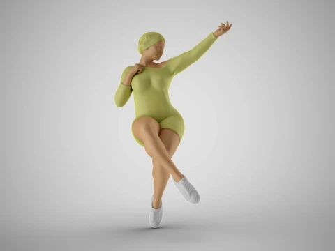 City Girl 2 3D Print Model