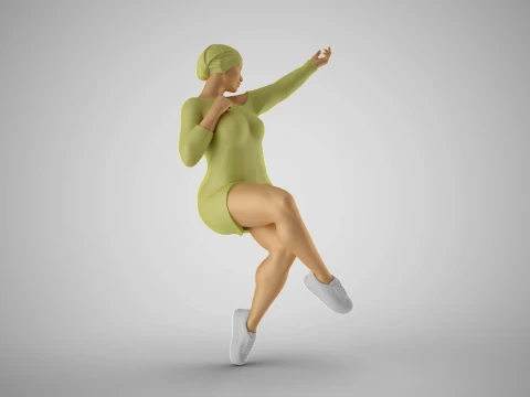 City Girl 2 3D Print Model