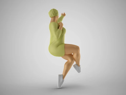City Girl 2 3D Print Model